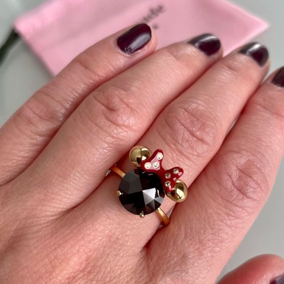 NWT Disney x Kate Spade New York Minnie Ring - Picture 3 of 11
